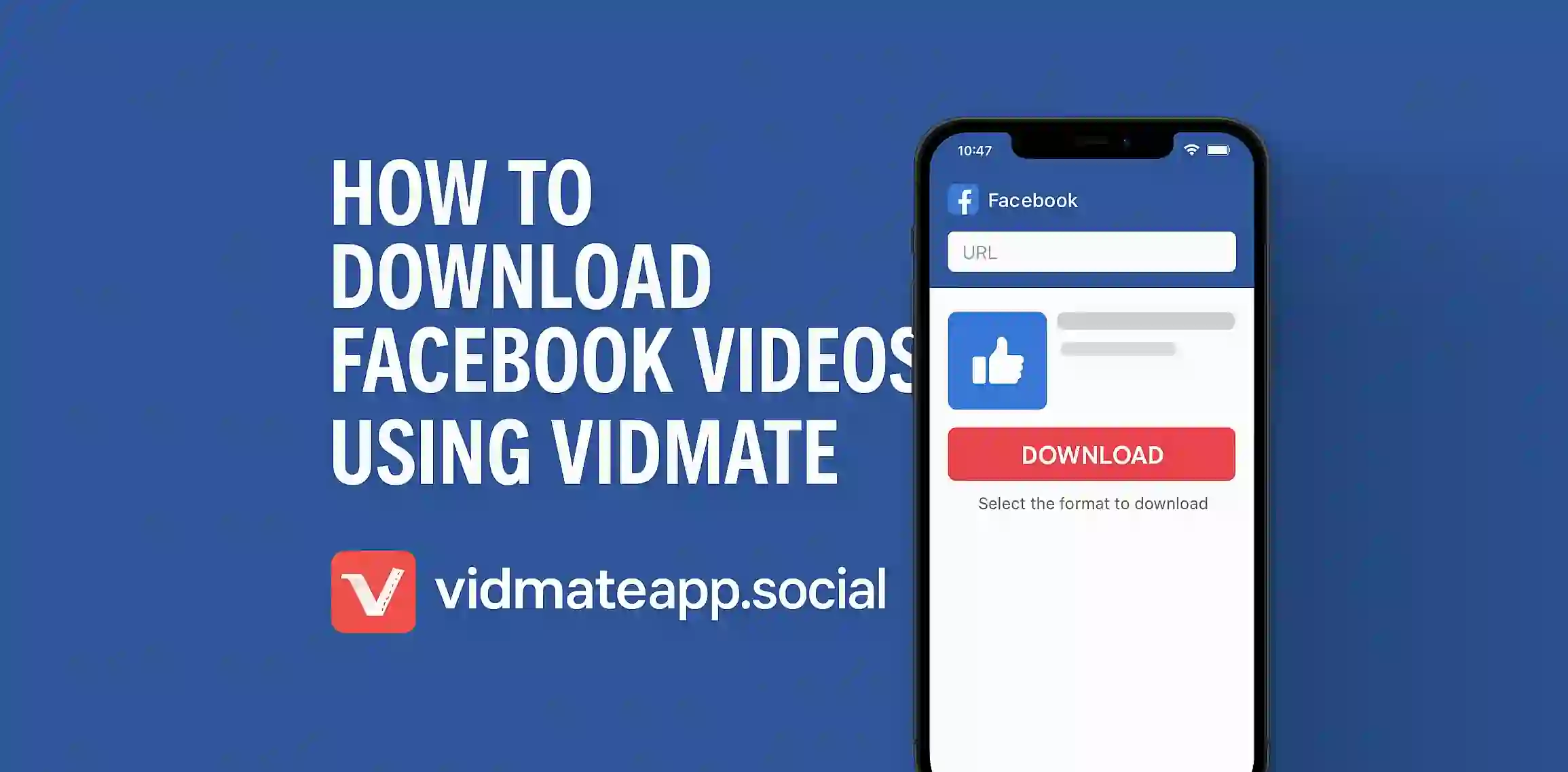 How to Download Facebook Videos Using VidMate (2)